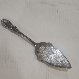 Towle Silver Engraved Cake Server